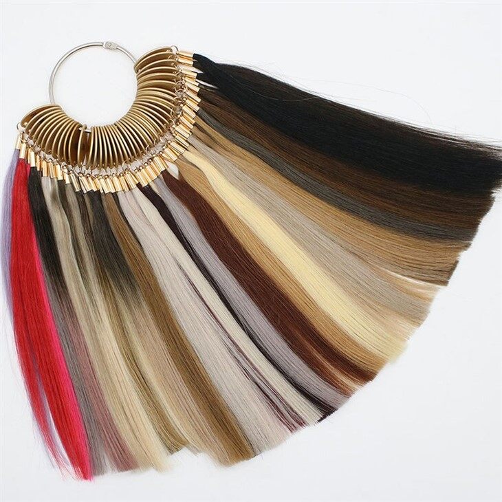 32 Colors Hair Extensions Color Chart