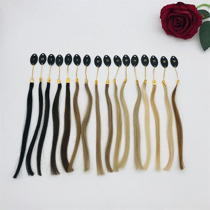 32 Colors Hair Extensions Color Chart