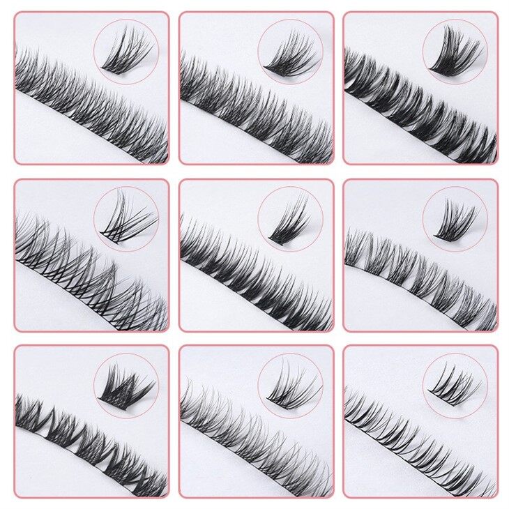 DIY Cluster Lash Extension At Home