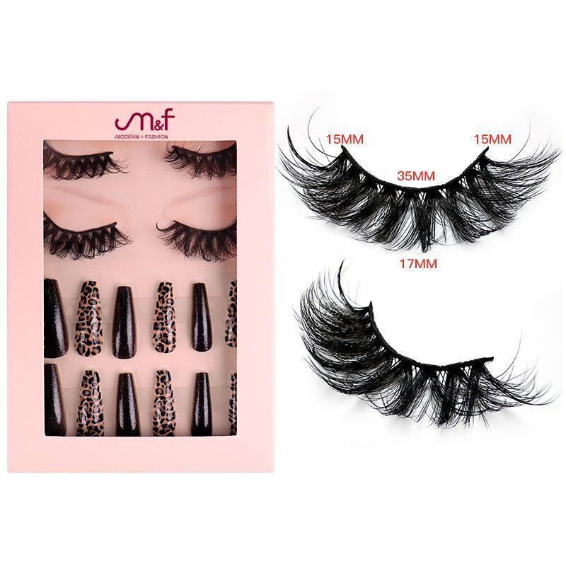 Burvju nagu un skropstu komplekts