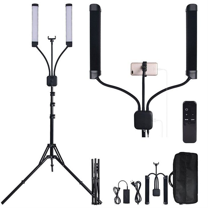 Ring Light Portable Dual Arm