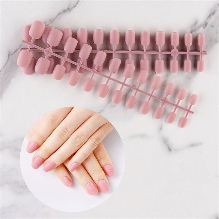 Short Press-on Nails Square Shape