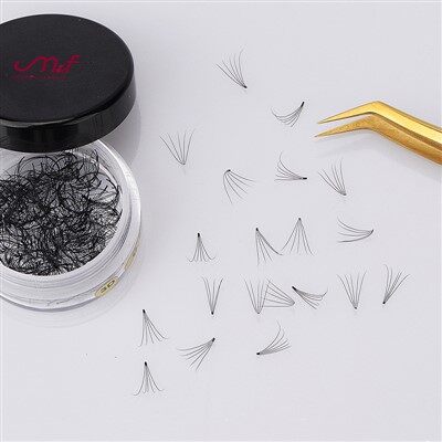 Loose Premade Fans Short Stem