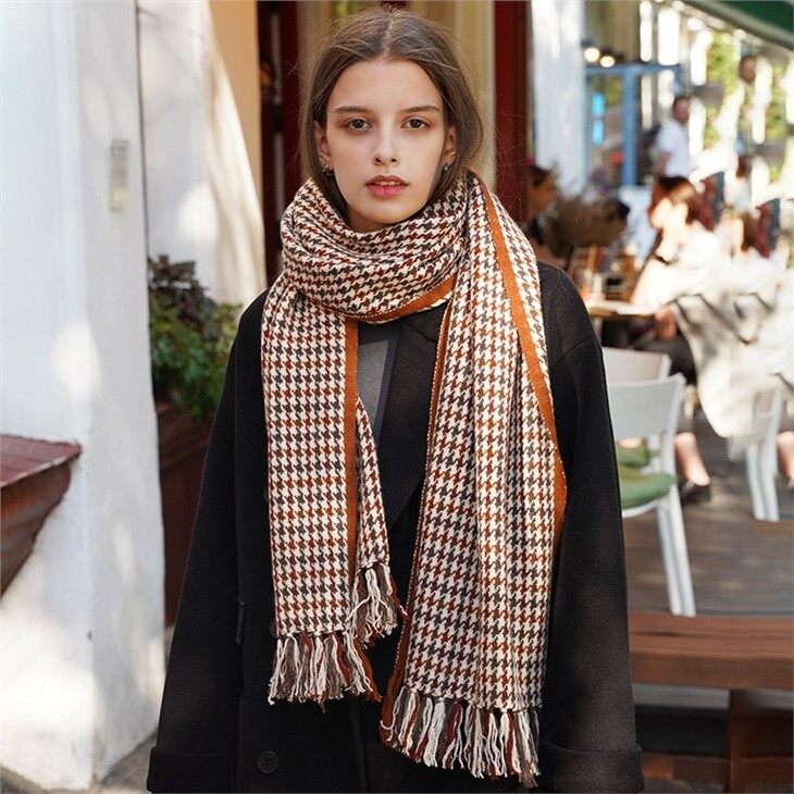 Woven Double Side Cashmere Scarf