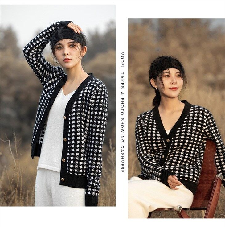 Customization Pure Color Cashmere Sweater