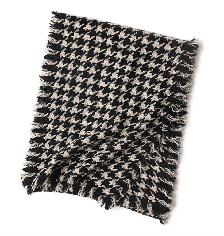 Knitted 100% Cashmere Scarf Women