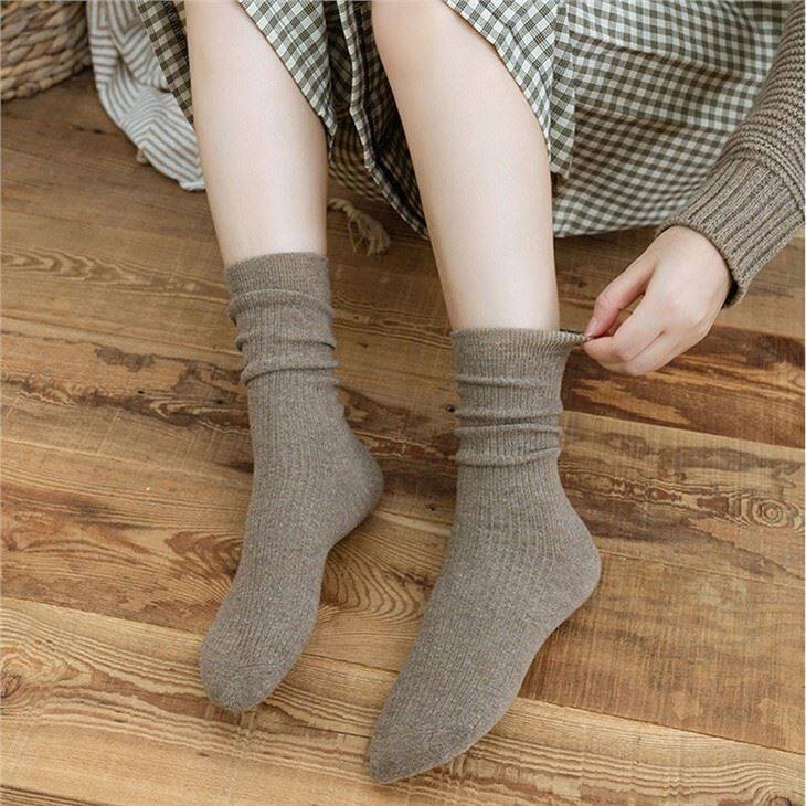 Chaussettes 100 % laine de conception personnalisée