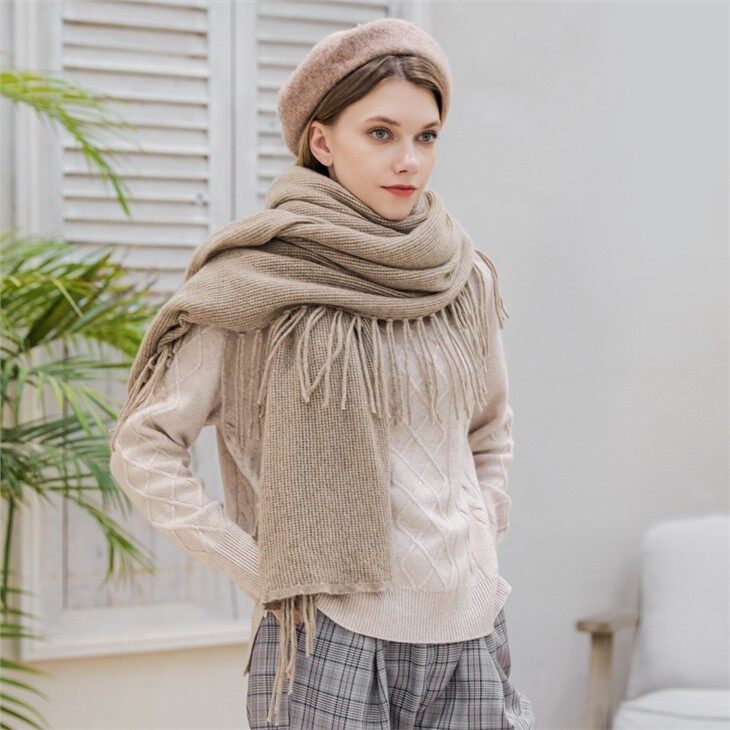 Low Moq Special Design 100% Cashmere Scarf