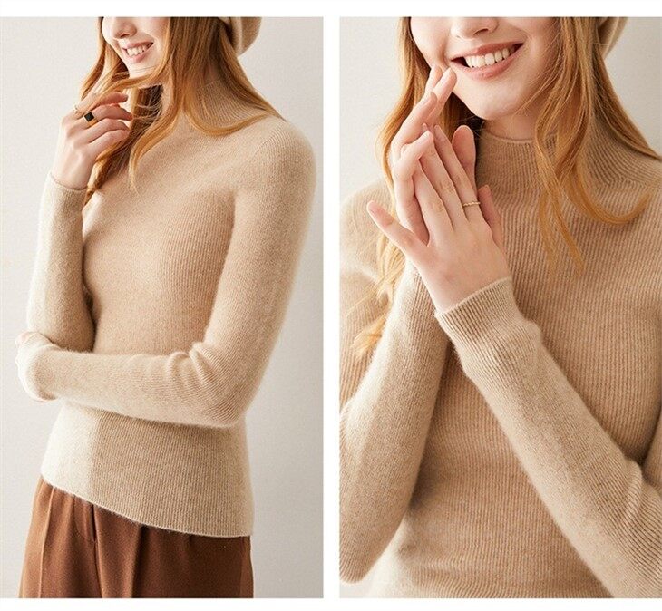 Manufacturers 100% Cashmere Tops Knitted