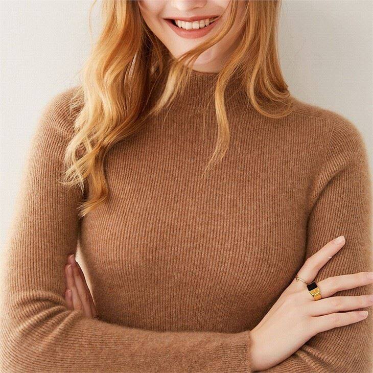 Manufacturers 100% Cashmere Tops Knitted