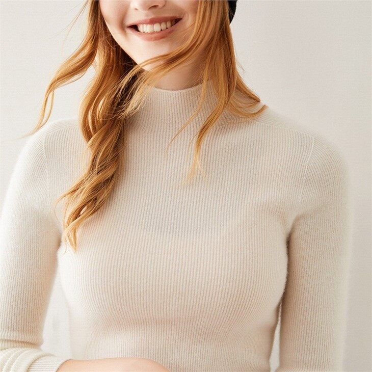 Manufacturers 100% Cashmere Tops Knitted