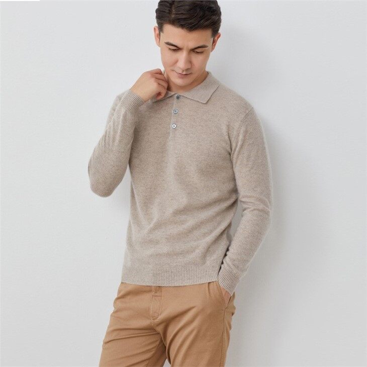 Mens 100% Cashmere Sweater