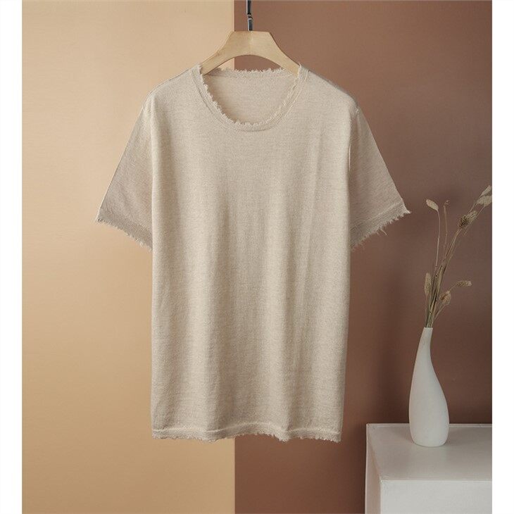 เสื้อยืดสตรีผ้าแคชเมียร์