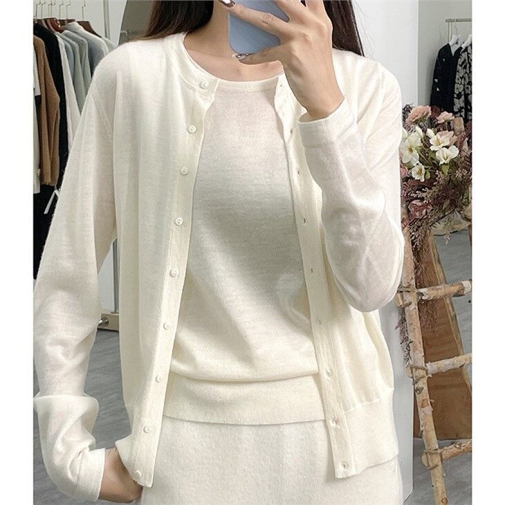 Women Cashmere Sweater Cardigan Women
