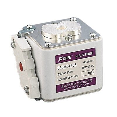580M Series Square Semiconductor Protection 690V 1250A AR GR Fast Speed Fuse Link