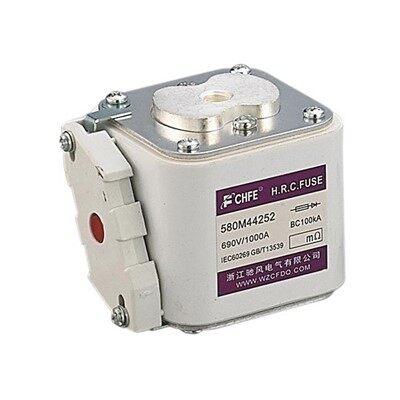 High Speed 690V 1000A Seminconductor AR GR Protection Square Fuse Link