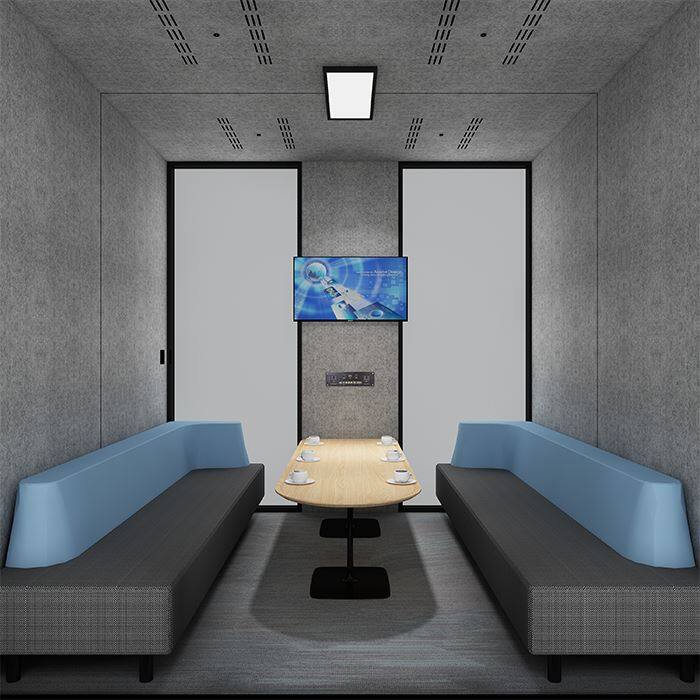 soundproof meeting pod