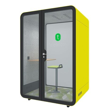 Bewegliche Einzelarbeitsplatz-Büropods