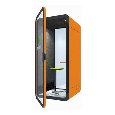 Мала радна кабина са звучном изолацијом за једну особу