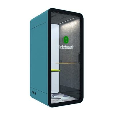 Piccola cabina da lavoro insonorizzata per interni