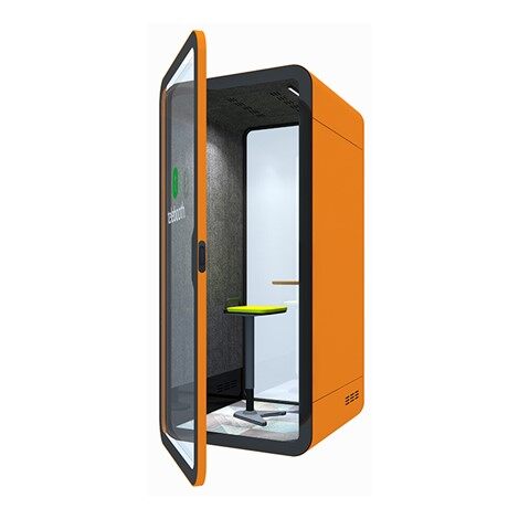 Petite cabine téléphonique insonorisée pour la confidentialité