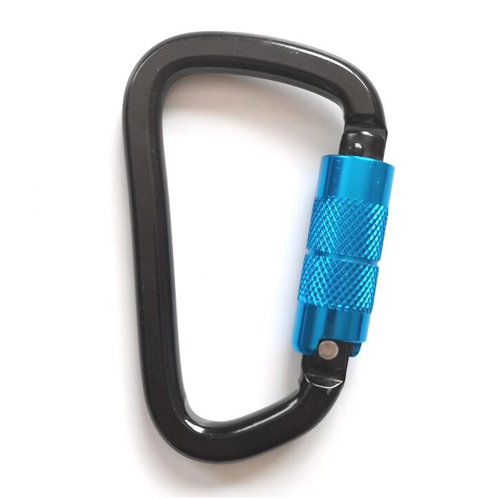 Steel D Carabiner