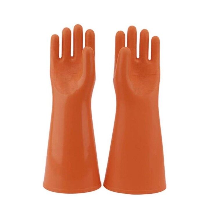 High Voltage Protective 25kv Insulation Hand Glove