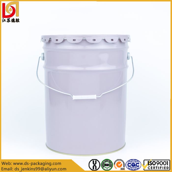 Metal Bucket with Lid (2)