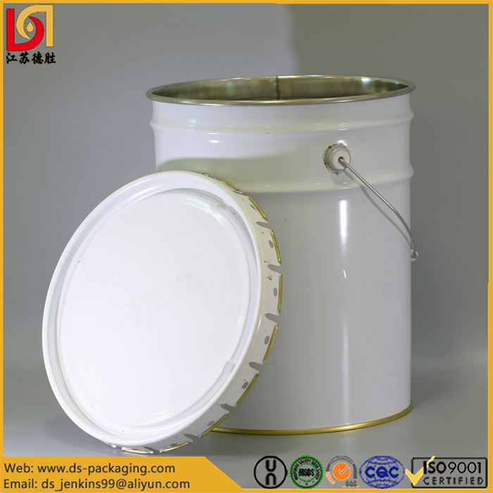 Metal Bucket with Lid (6)