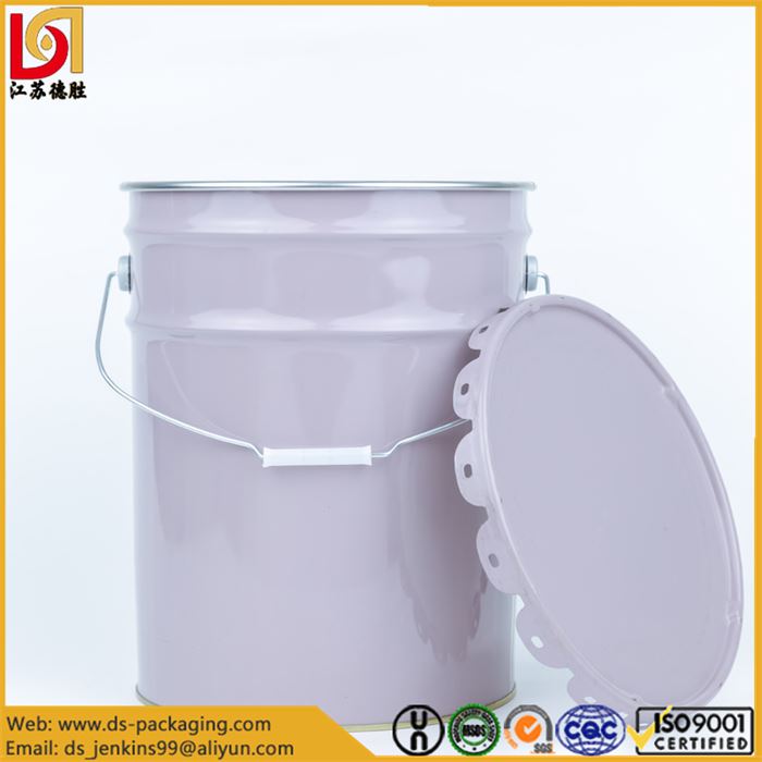 Metal Bucket with Lid (4)