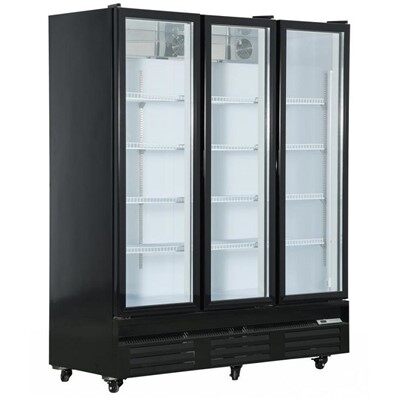 Kühlschrank mit drei kleinen Türen