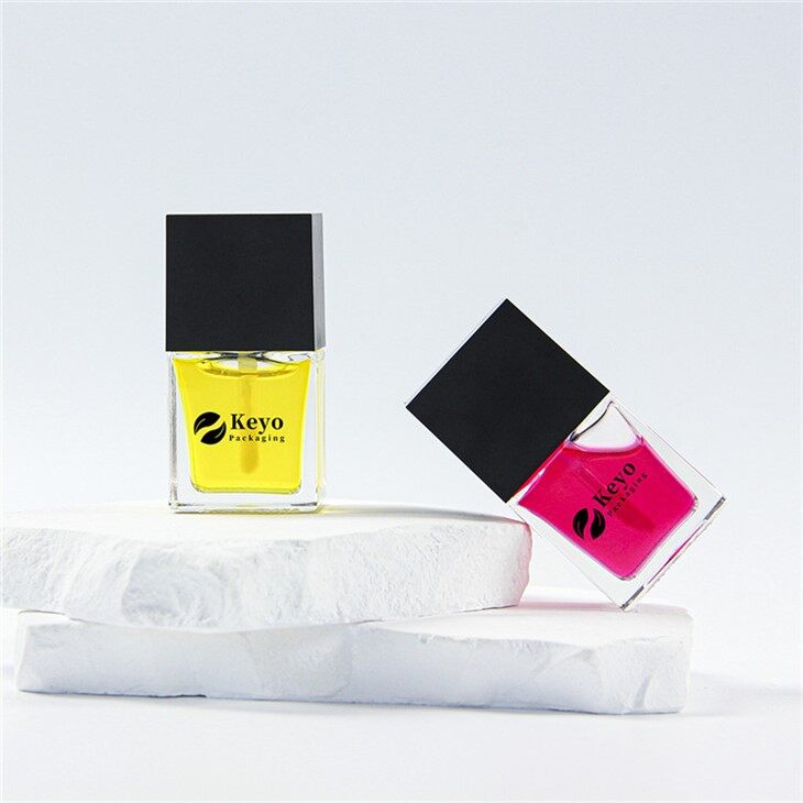 15ml rectangular squre glass nail bottle (2)