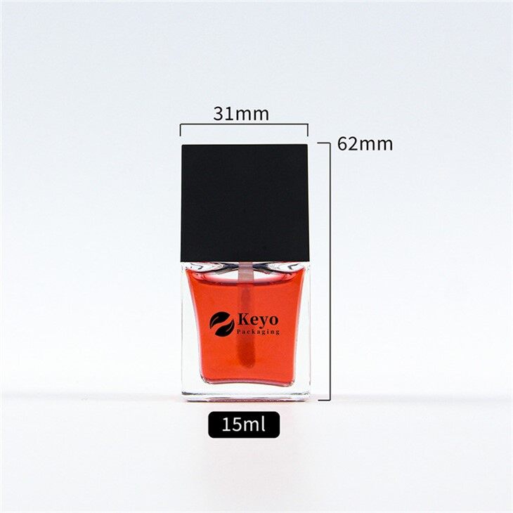 15ml rectangular squre glass nail bottle (10)