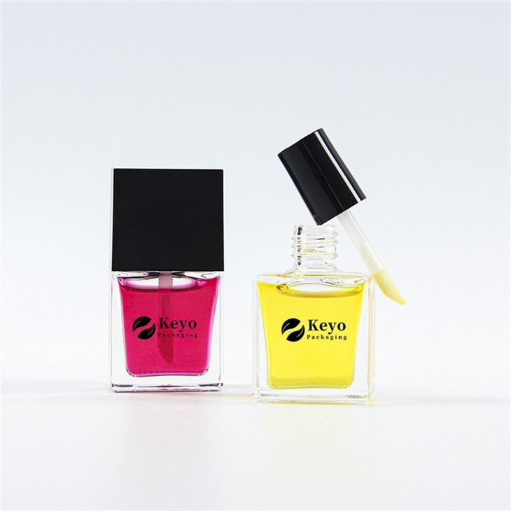15ml rectangular squre glass nail bottle (4)