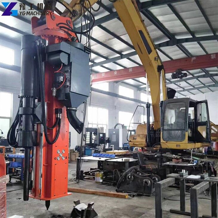 Excavator Drill And Splitting Machine