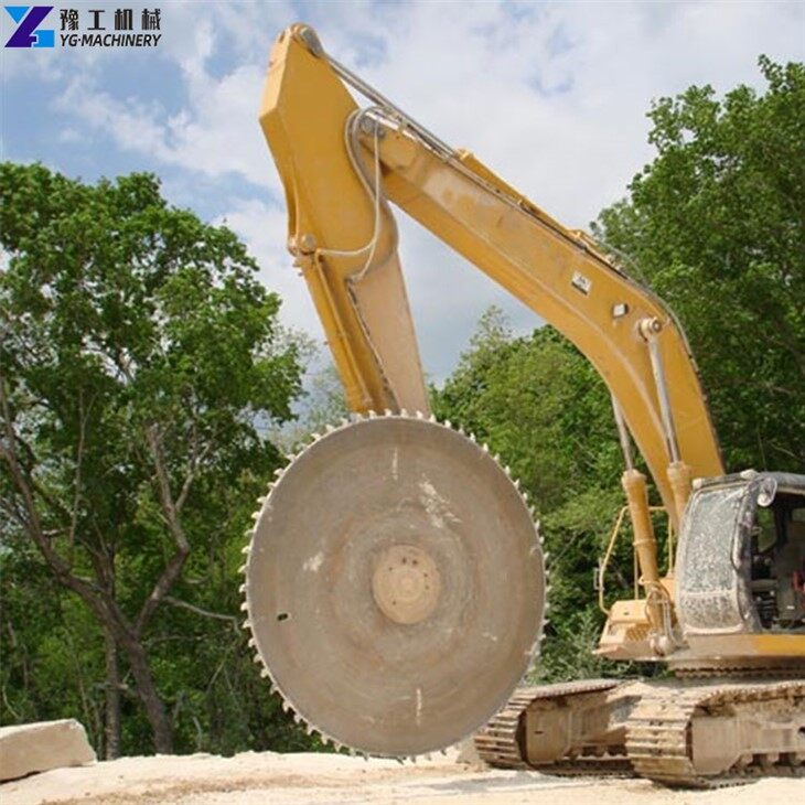 Excavator Rock Saw Attachment
