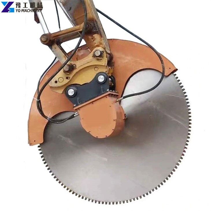 Excavator Rock Saw Attachment