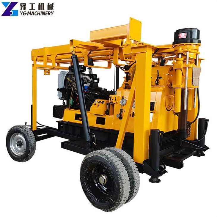 Trailer Mounted Water Well Drilling Rig