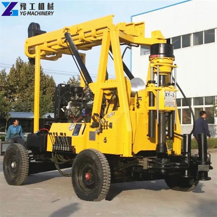 Trailer Mounted Water Well Drilling Rig