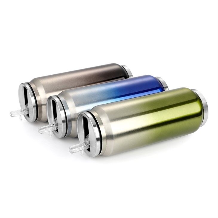 Double Wall Stainless Steel Tumbler Insulated Sublimation Bottle With Straw