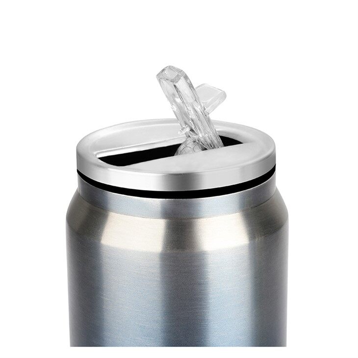 Double Wall Stainless Steel Tumbler Insulated Sublimation Bottle With Straw