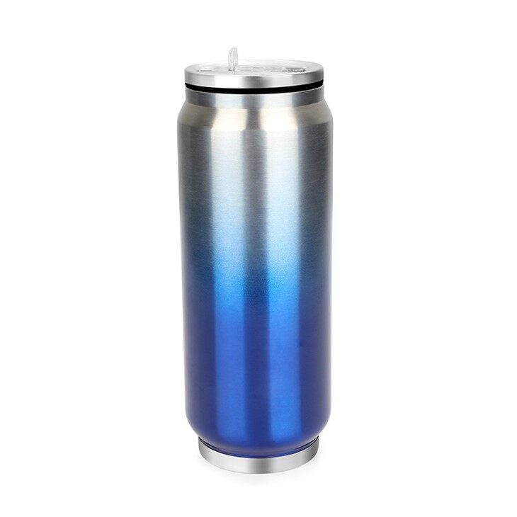 Double Wall Stainless Steel Tumbler Insulated Sublimation Bottle With Straw