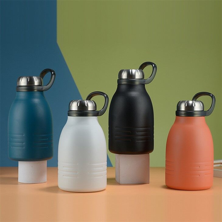 Double Wall Vacuum Water Bottle Metal Water Bottle With Handle