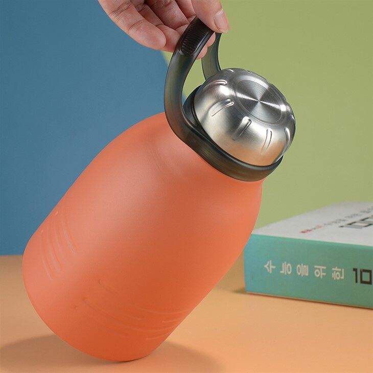 Double Wall Vacuum Water Bottle Metal Water Bottle With Handle