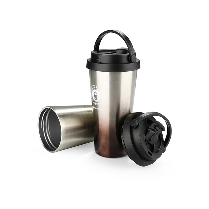 Double Walled Stainless Steel Water Bottle Coffee Mug Leak Proof Vacuum Tumbler for Camping Office or Car Travel