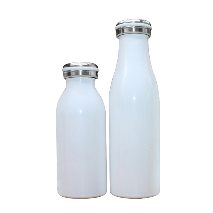 Milk Vacuum Flasks Stainless Steel Cup Water Bottle Sports Travel Thermals MugTravel Insulated Cup