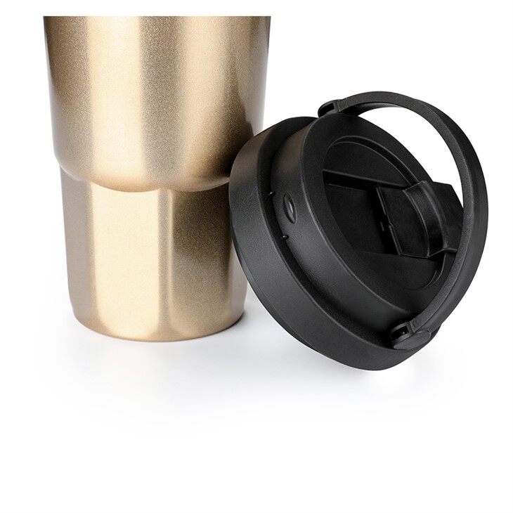 Travel Tumbler with Concealed Carry Handle Leak proof Insulated Coffee Cup