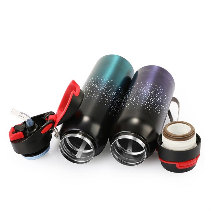 Stainless Steel Water Bottle with Carabiner