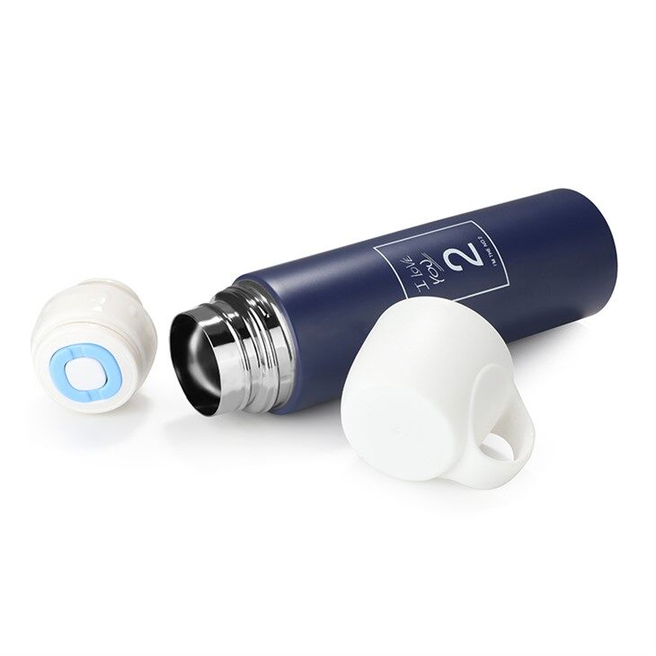 Creative stainless steel water bottle lid can be used as a convenient water cup