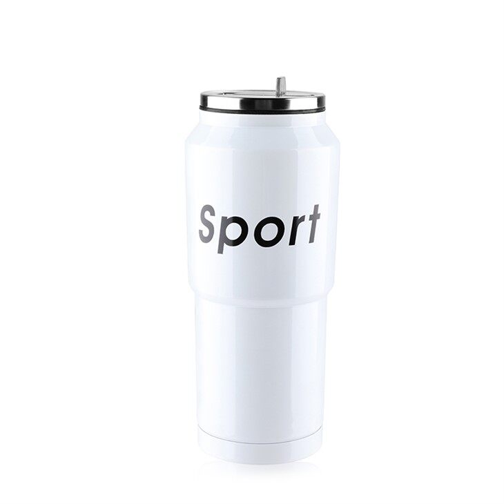 Travel Mug Tumbler Insulated Water Bottle Coffee Cup with Lid and Straw